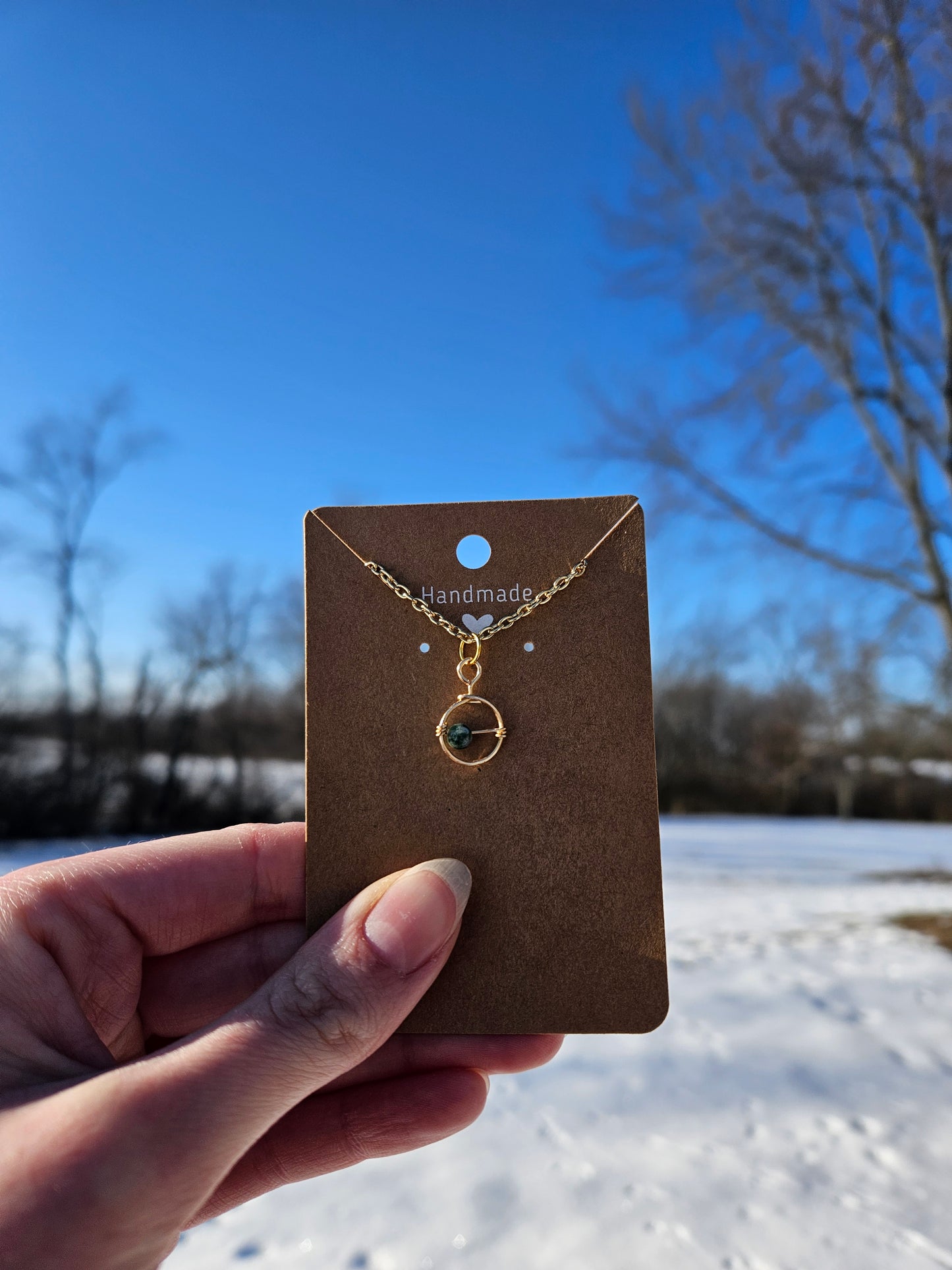 Marbled Teardrop Jewelry Set