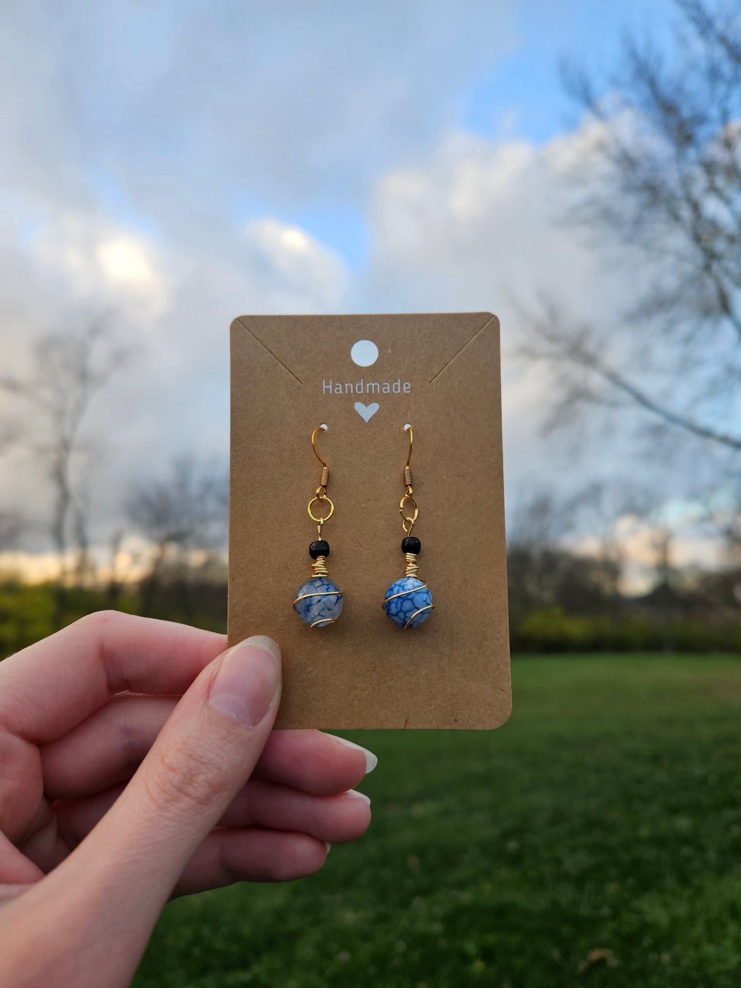 Around the World Dangle Earrings